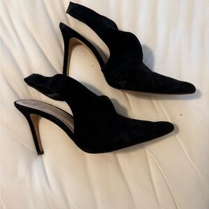 Vince Camuto Black Suede Heels